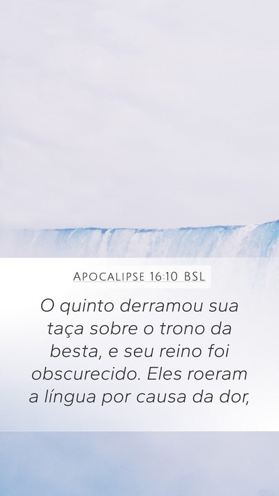 Apocalipse 16:10 BSL Bible Verse Image