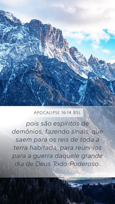 Apocalipse 16:14 BSL Bible Verse Image