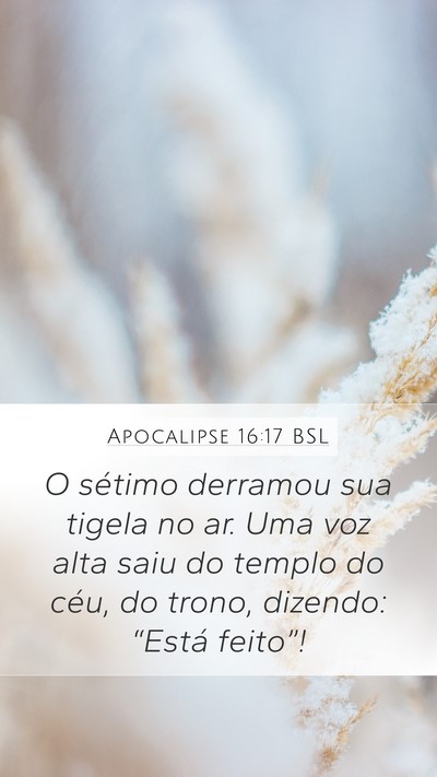 Apocalipse 16:17 BSL Bible Verse Image