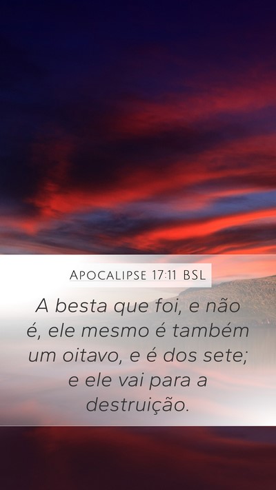 Apocalipse 17:11 BSL Bible Verse Image