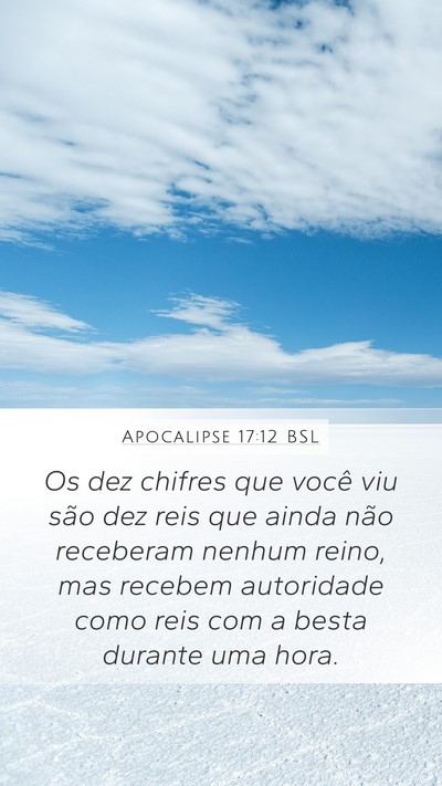 Apocalipse 17:12 BSL Bible Verse Image