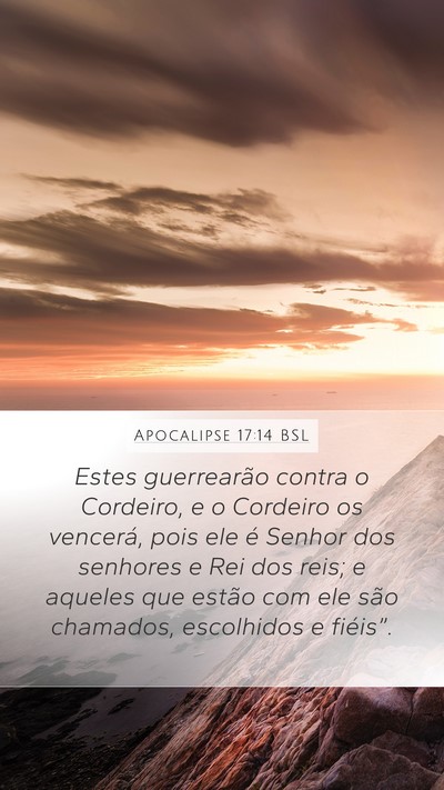 Apocalipse 17:14 BSL Bible Verse Image
