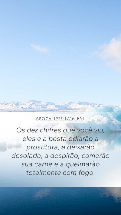 Apocalipse 17:16 BSL Bible Verse Image