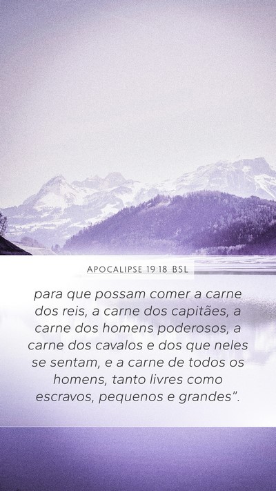 Apocalipse 19:18 BSL Bible Verse Image