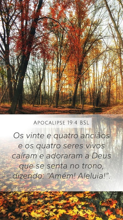 Apocalipse 19:4 BSL Bible Verse Image