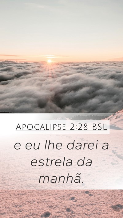 Apocalipse 2:28 BSL Bible Verse Image