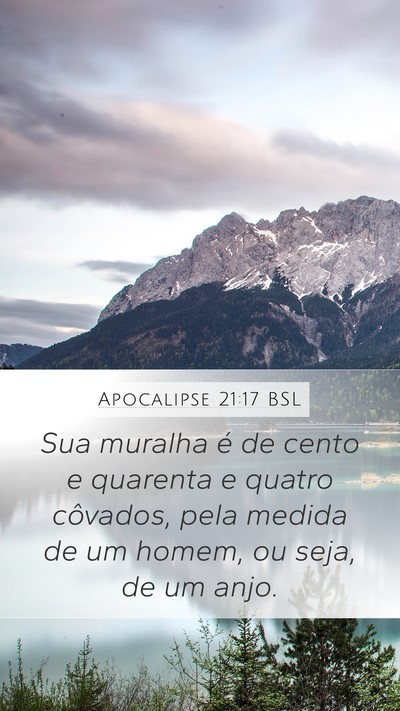 Apocalipse 21:17 BSL Bible Verse Image