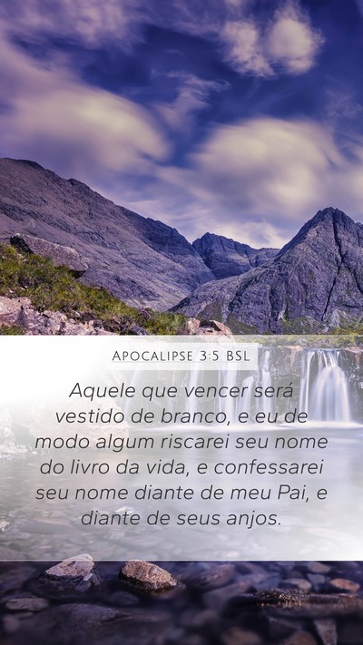 Apocalipse 3:5 BSL Bible Verse Image