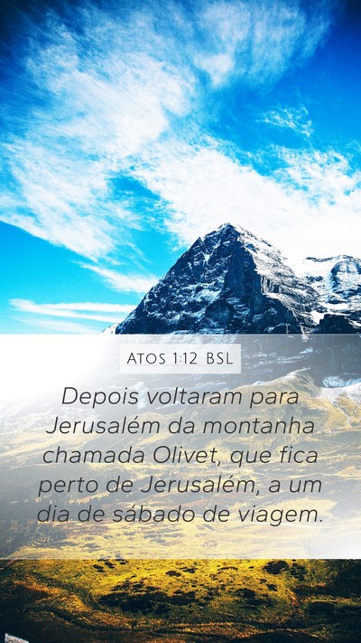 Atos 1:12 BSL Bible Verse Image