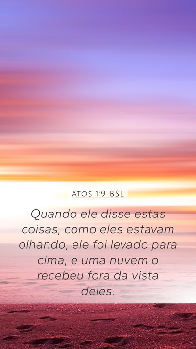 Atos 1:9 BSL Bible Verse Image