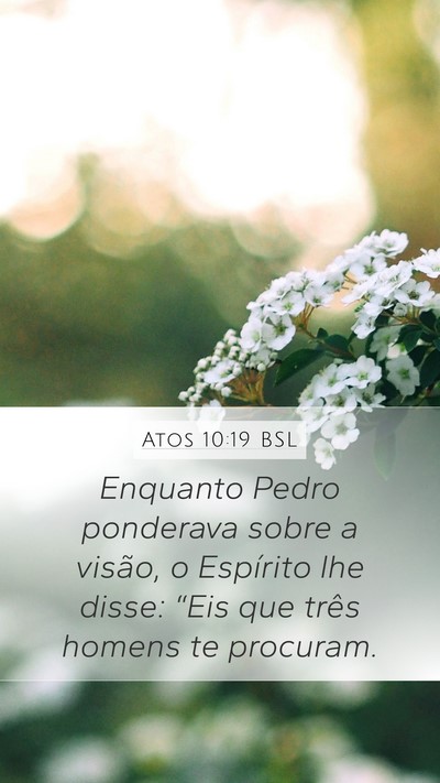 Atos 10:19 BSL Bible Verse Image