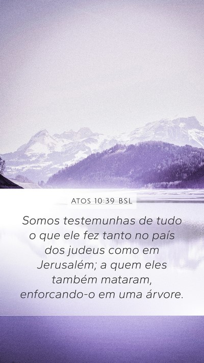 Atos 10:39 BSL Bible Verse Image