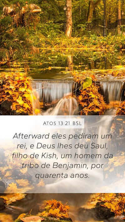 Atos 13:21 BSL Bible Verse Image