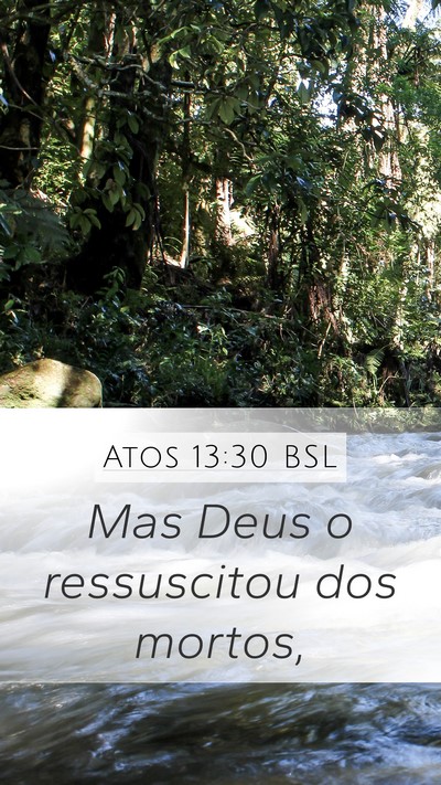 Atos 13:30 BSL Bible Verse Image