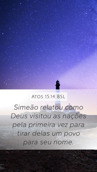 Atos 15:14 BSL Bible Verse Image