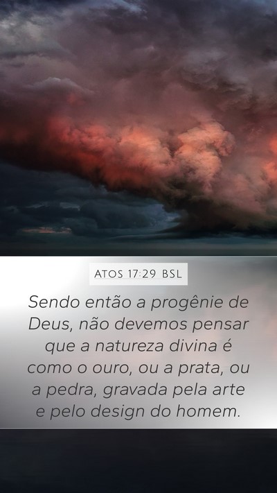 Atos 17:29 BSL Bible Verse Image