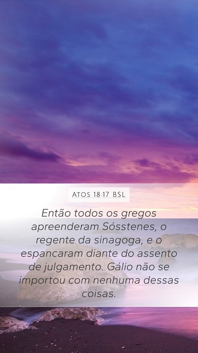 Atos 18:17 BSL Bible Verse Image