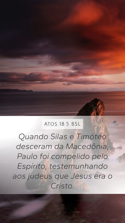 Atos 18:5 BSL Bible Verse Image