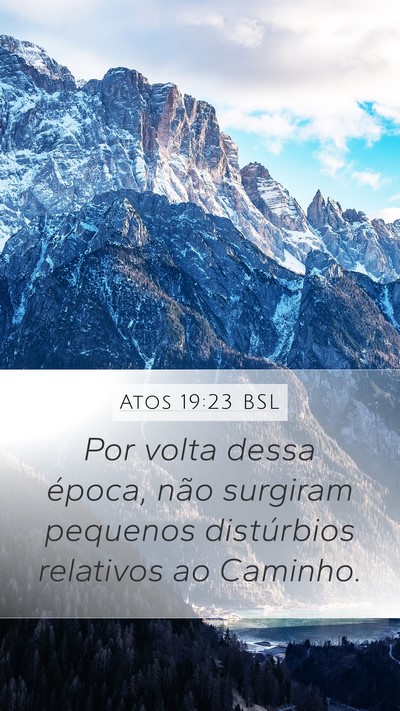 Atos 19:23 BSL Bible Verse Image