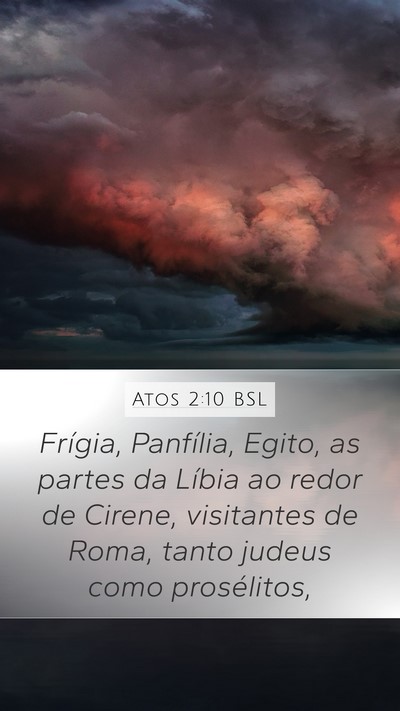 Atos 2:10 BSL Mobile Phone Wallpaper - Frígia, Panfília, Egito, as partes da Líbia ao - Mobile Bible Verse Wallpaper