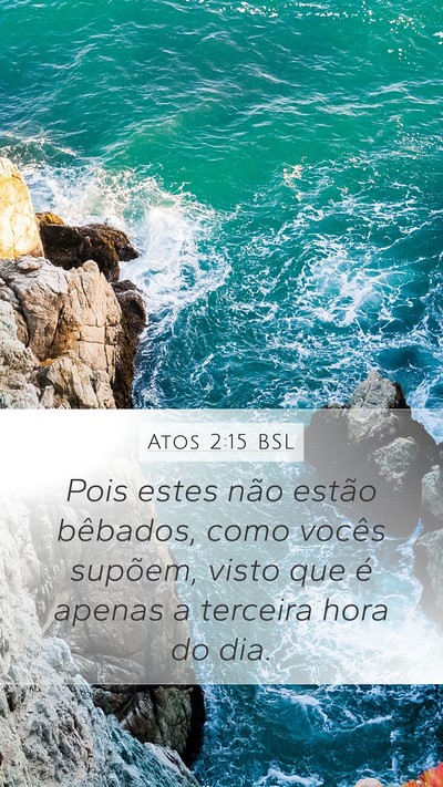 Atos 2:15 BSL Bible Verse Image