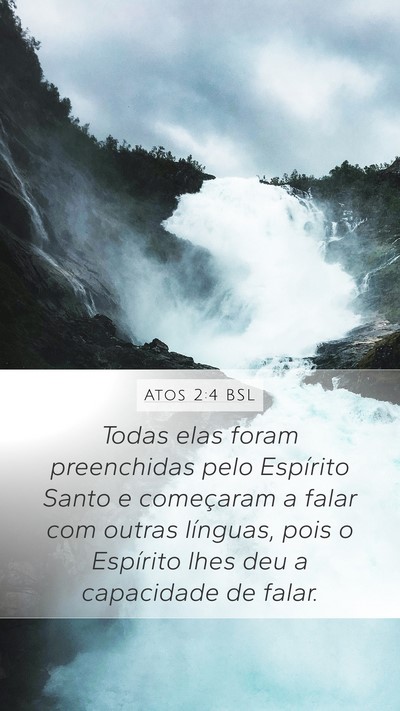 Atos 2:4 BSL Bible Verse Image