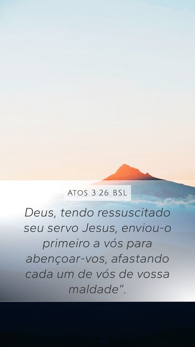 Atos 3:26 BSL Bible Verse Image