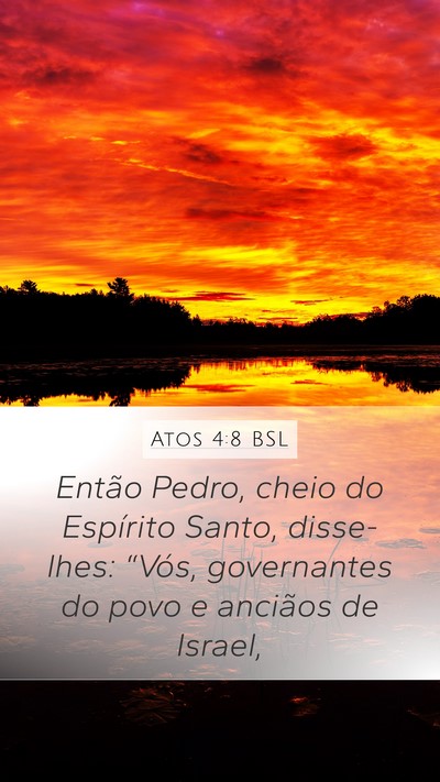 Atos 4:8 BSL Bible Verse Image
