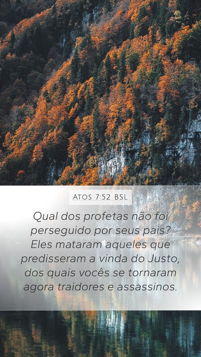 Atos 7:52 BSL Bible Verse Image