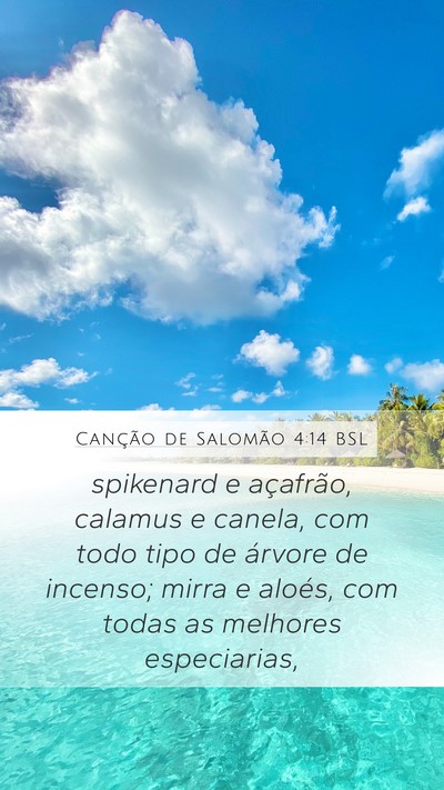 Canção de Salomão 4:14 BSL Bible Verse Image