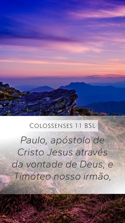 Colossenses 1:1 BSL Bible Verse Image