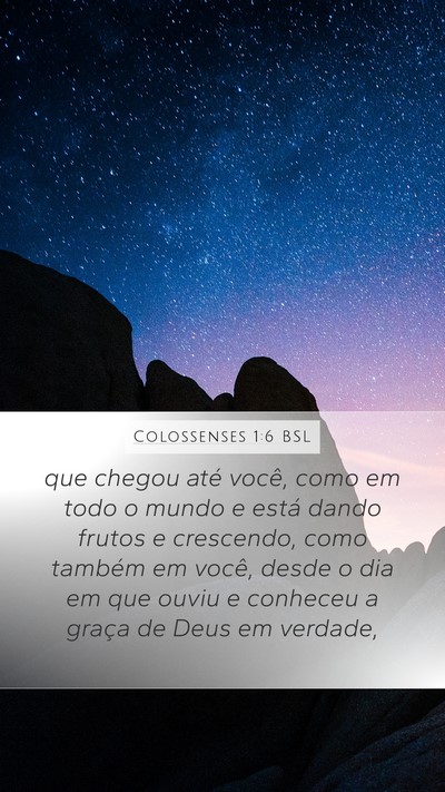 Colossenses 1:6 BSL Bible Verse Image