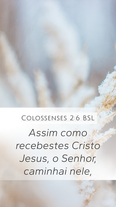 Colossenses 2:6 BSL Bible Verse Image