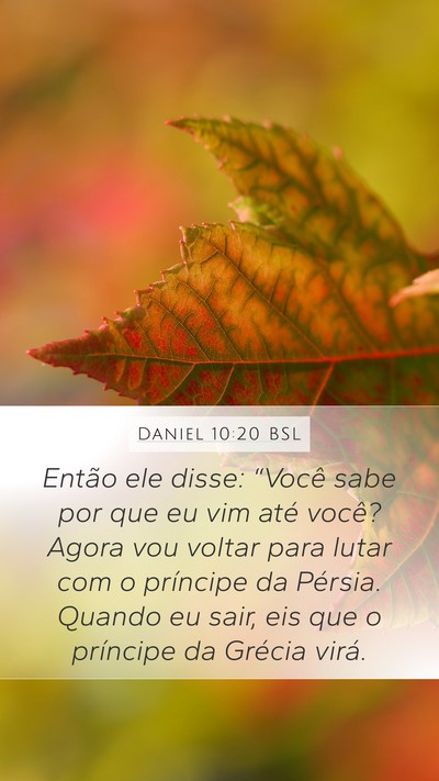 Daniel 10:20 BSL Bible Verse Image