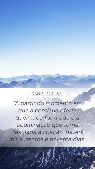 Daniel 12:11 BSL Bible Verse Image