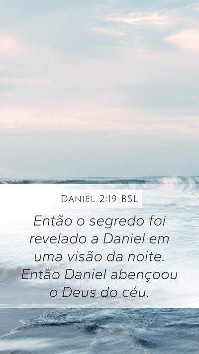 Daniel 2:19 BSL Bible Verse Image