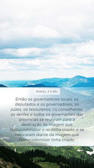 Daniel 3:3 BSL Bible Verse Image