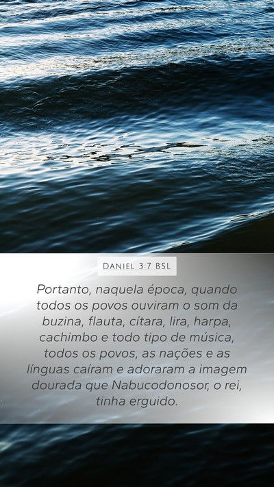 Daniel 3:7 BSL Bible Verse Image