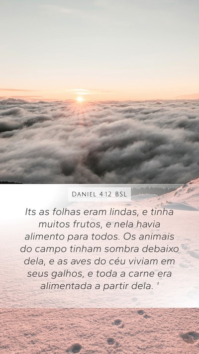 Daniel 4:12 BSL Bible Verse Image