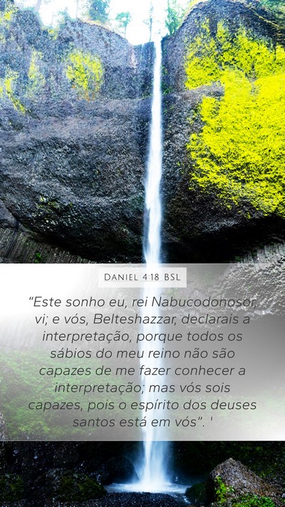 Daniel 4:18 BSL Bible Verse Image