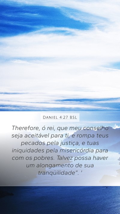 Daniel 4:27 BSL Bible Verse Image