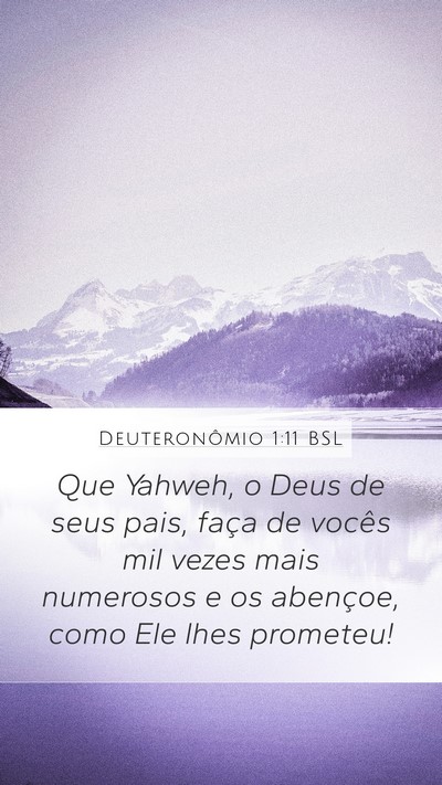 Deuteronômio 1:11 BSL Bible Verse Image
