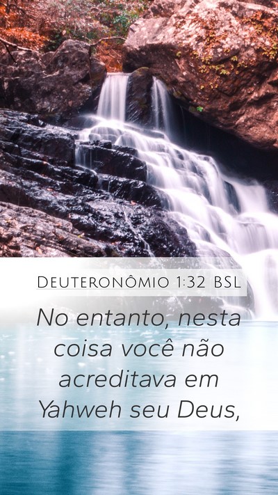 Deuteronômio 1:32 BSL Bible Verse Image