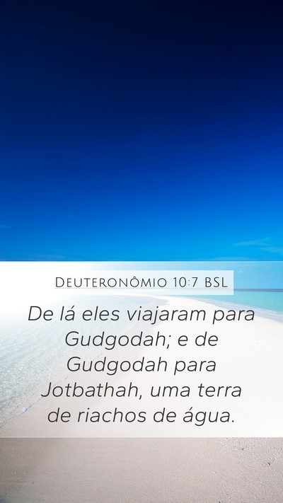 Deuteronômio 10:7 BSL Bible Verse Image