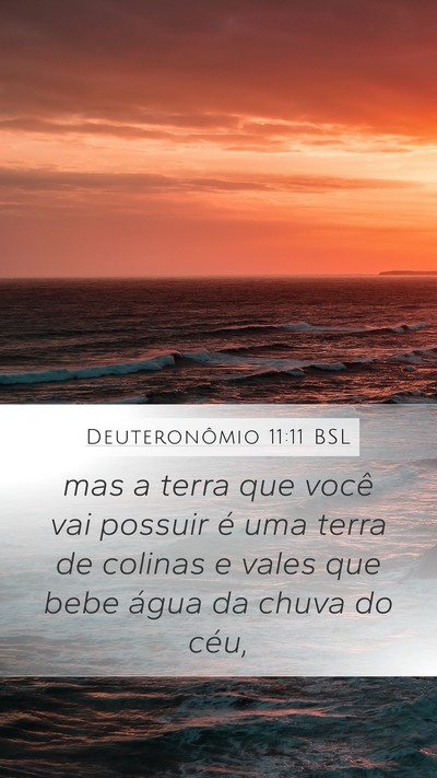 Deuteronômio 11:11 BSL Bible Verse Image