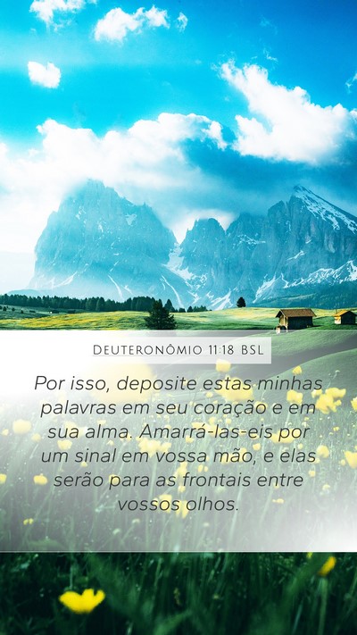 Deuteronômio 11:18 BSL Bible Verse Image