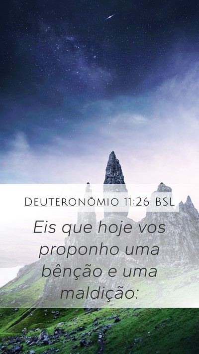 Deuteronômio 11:26 BSL Bible Verse Image