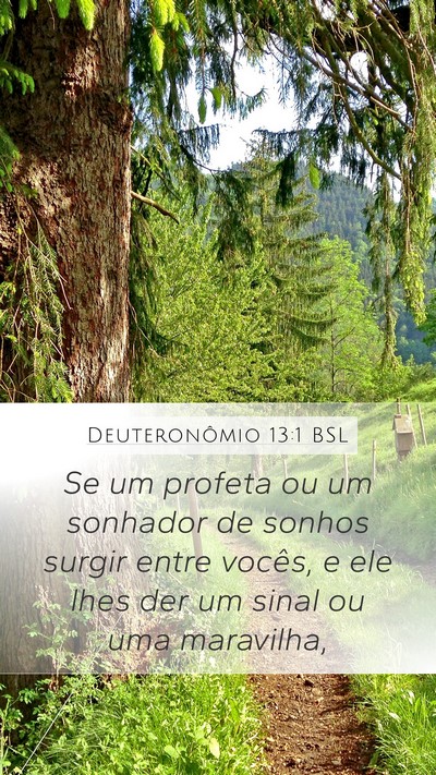 Deuteronômio 13:1 BSL Bible Verse Image