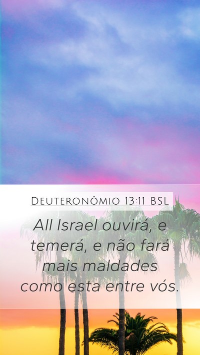 Deuteronômio 13:11 BSL Bible Verse Image