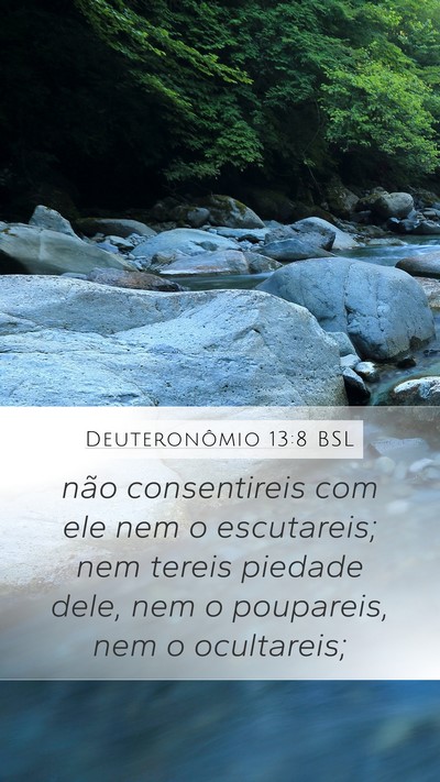 Deuteronômio 13:8 BSL Bible Verse Image